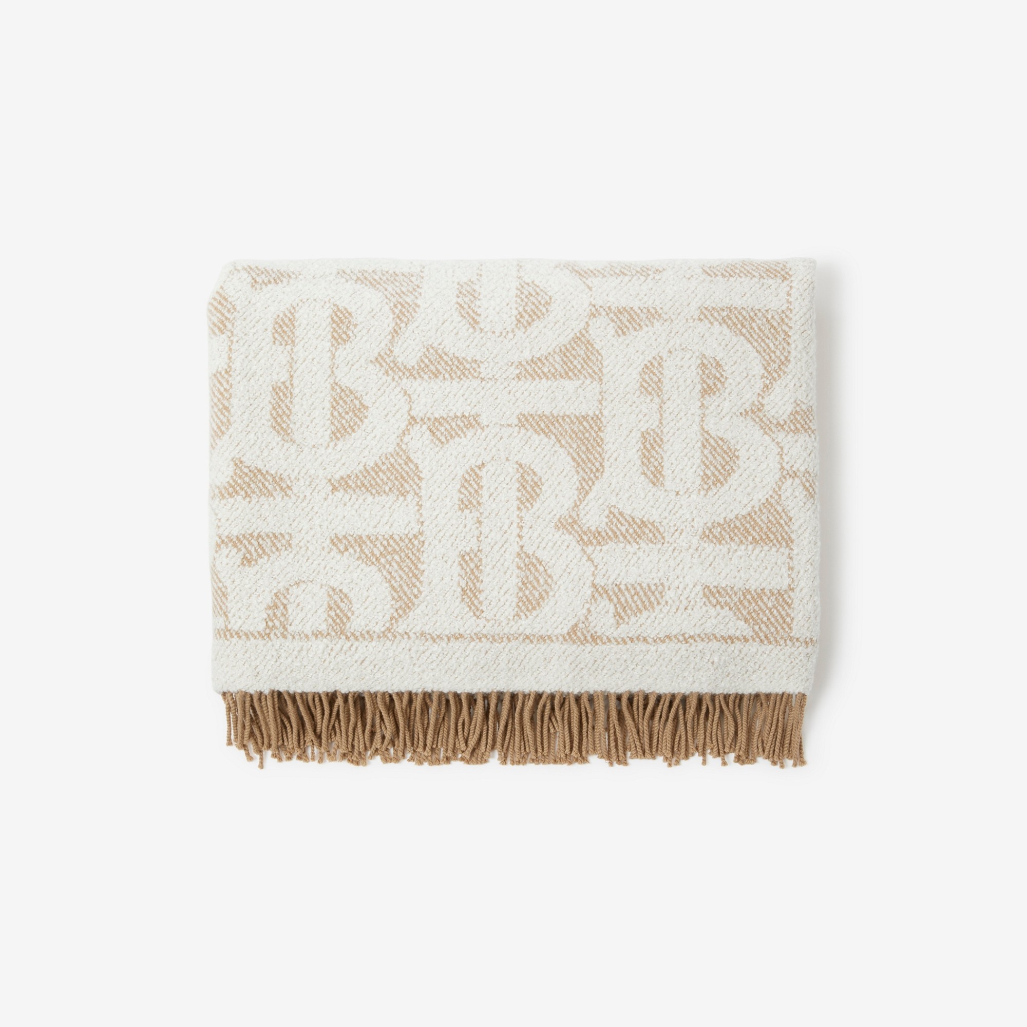 Monogram Motif Cashmere Silk Blanket - 2