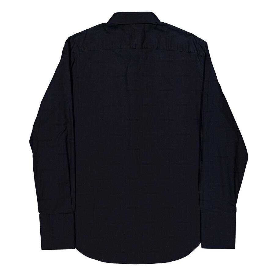 Ferragamo Logo Jacquard Long-Sleeved Sports Shirt - 6