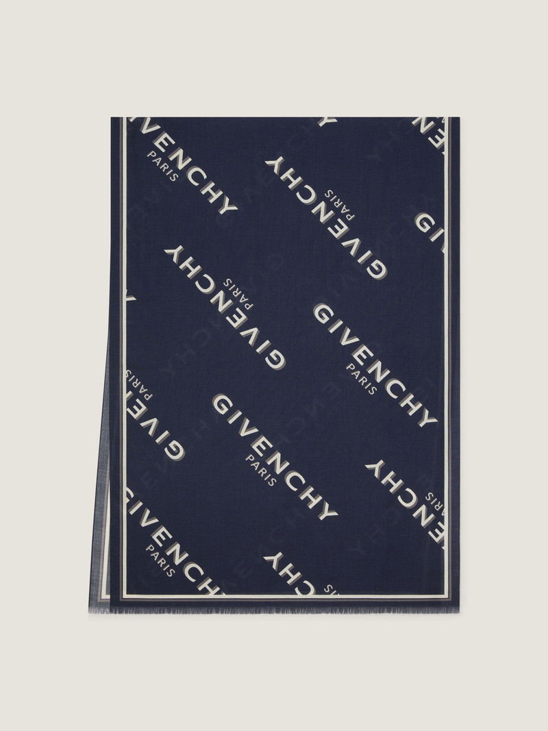 GIVENCHY SHADOW STOLE IN WOOL AND SILK 1