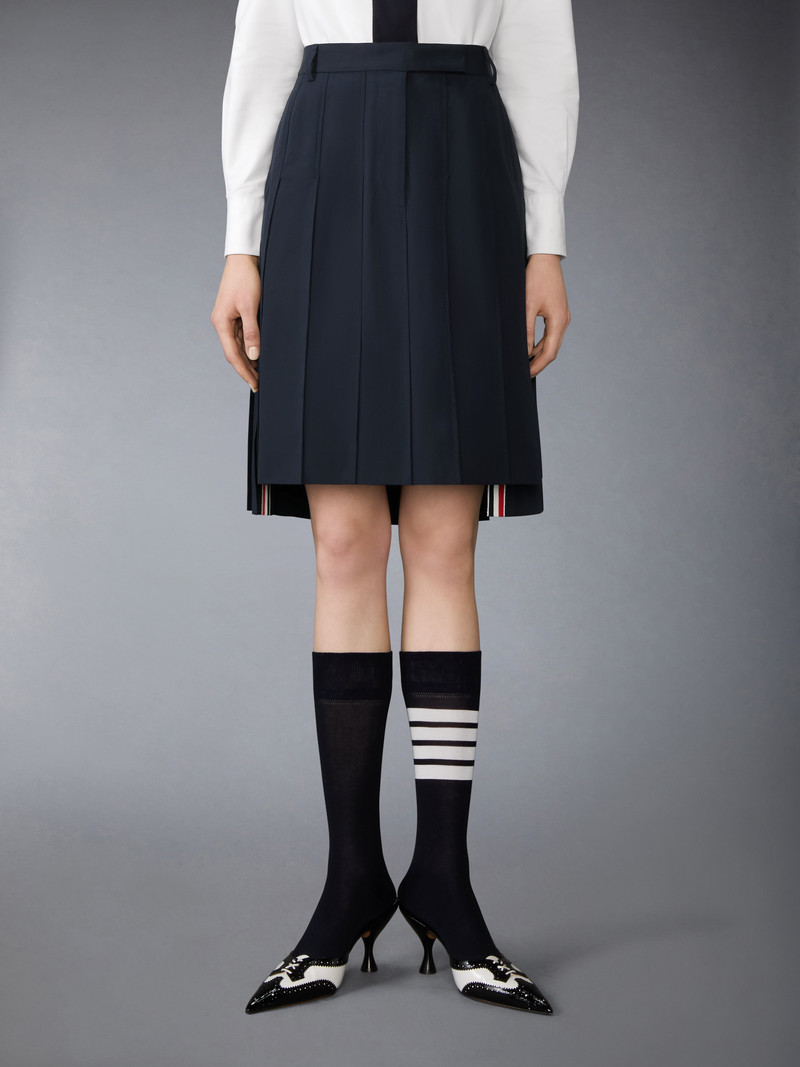 Thom Browne COTTON SUITING PLEATED SKIRT outlook