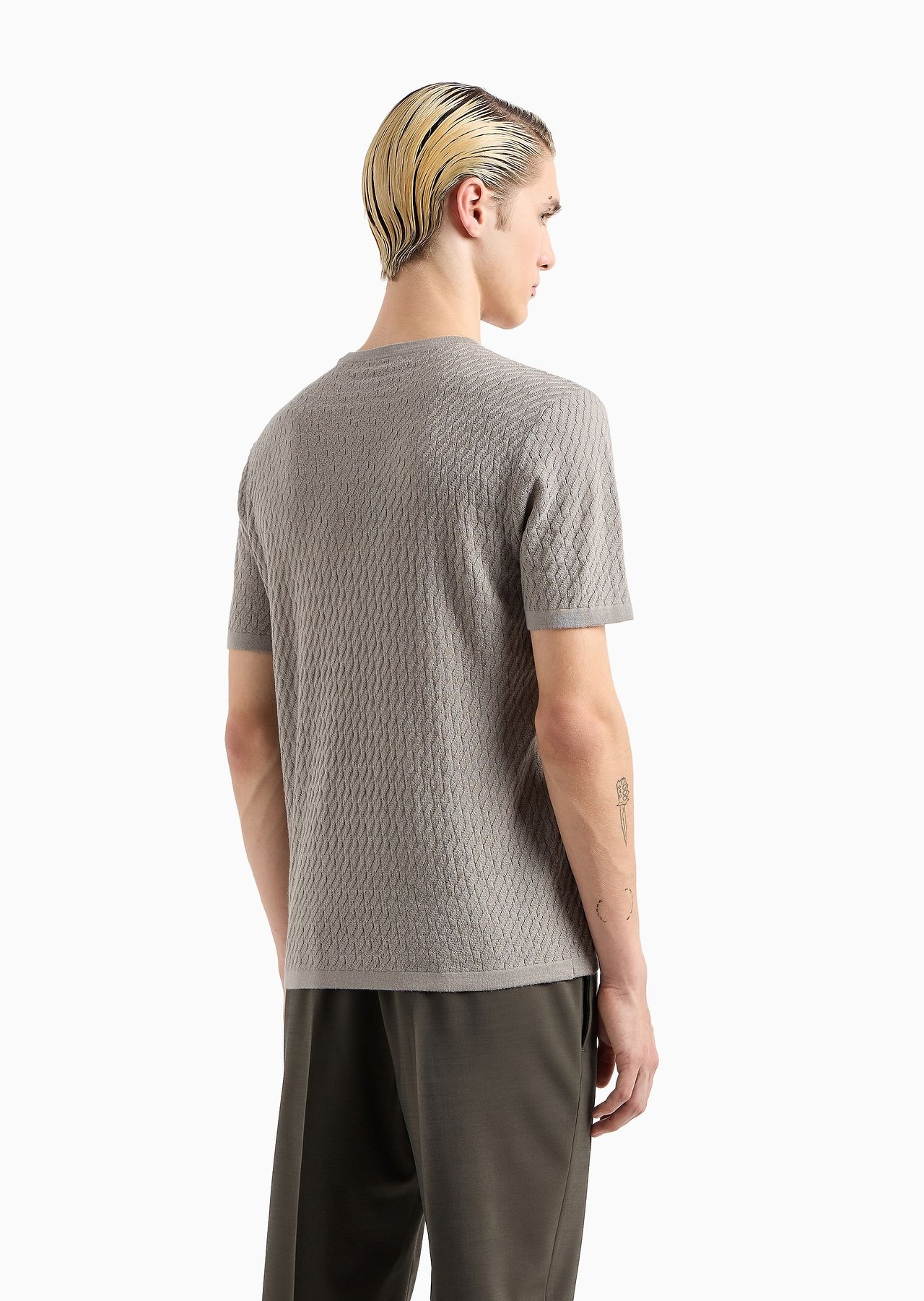 ASV embossed patterned Lyocell-blend jumper - 3