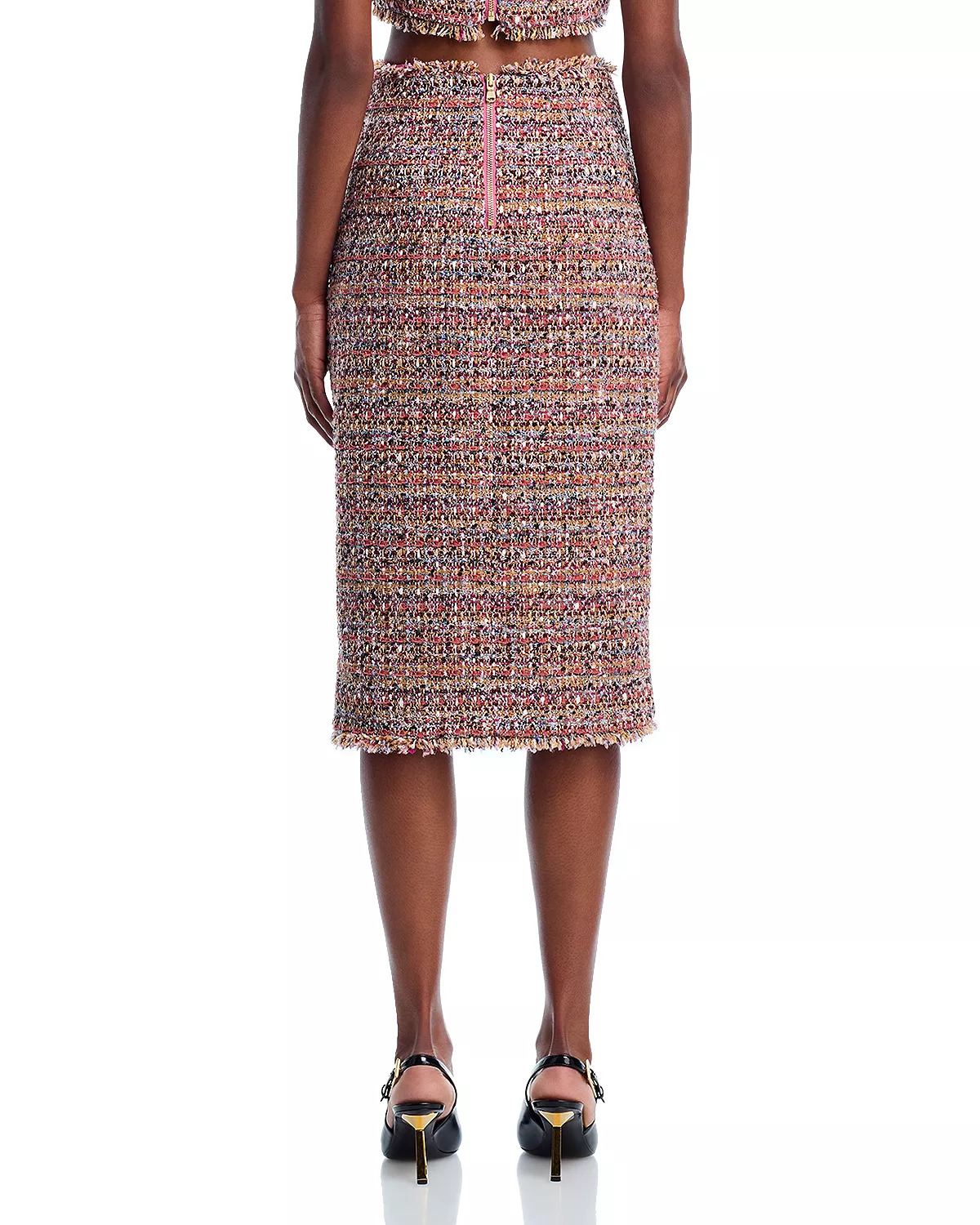 Tai Tweed Midi Skirt - 4