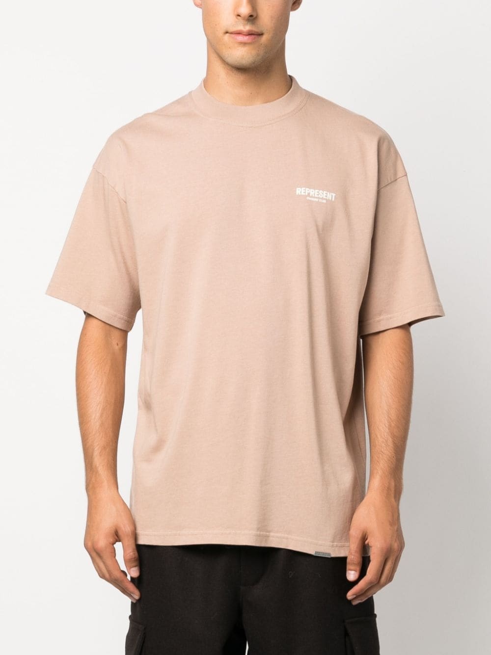 logo-print cotton T-shirt - 3