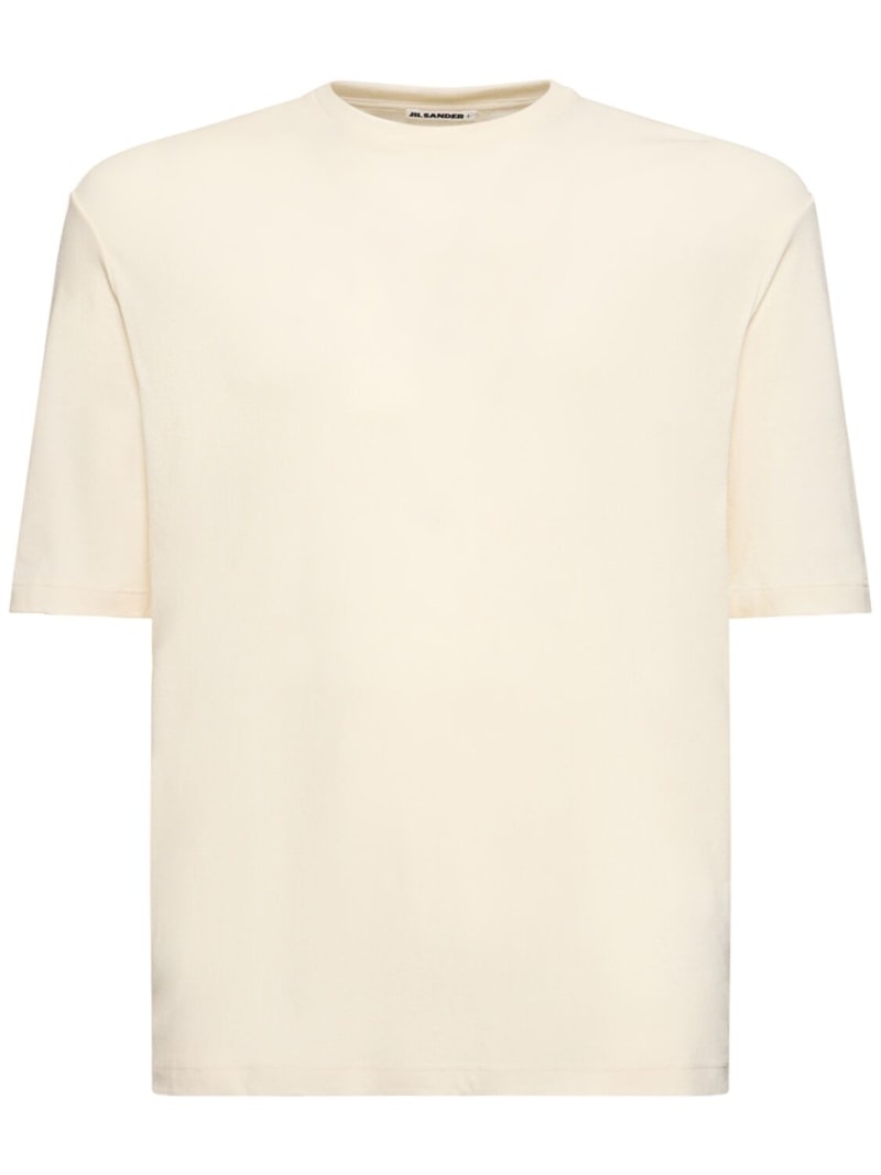 Layered cotton short-sleeve t-shirt - 4