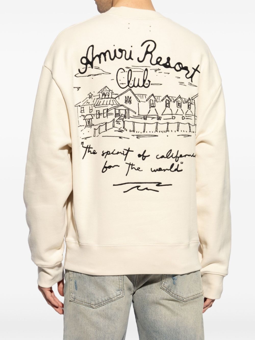 Resort embroidered cotton sweatshirt - 4