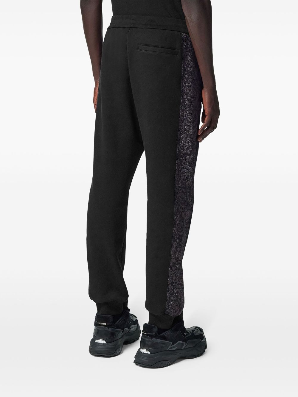 side-stripe track pants - 4
