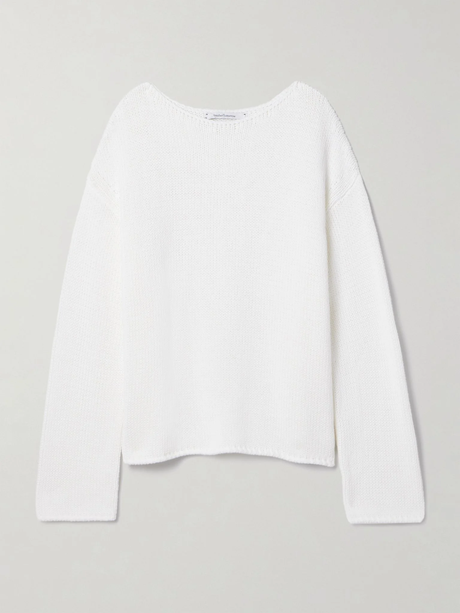 + NET SUSTAIN organic cotton sweater White - 1