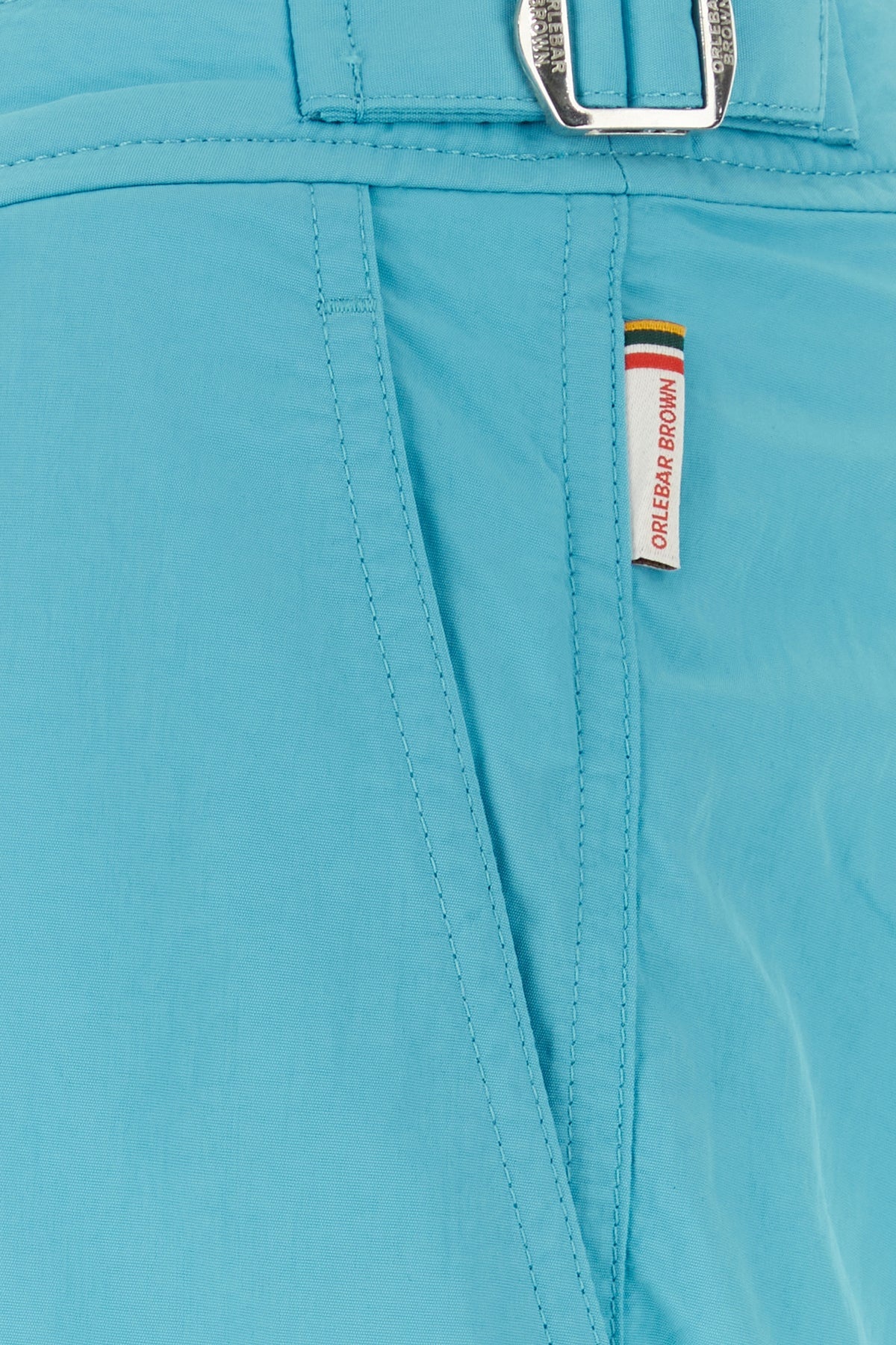 Light blue nylon Bulldog swimming shorts - 3