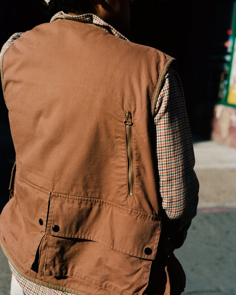 Rust Cotton Urban Safari Vest 11