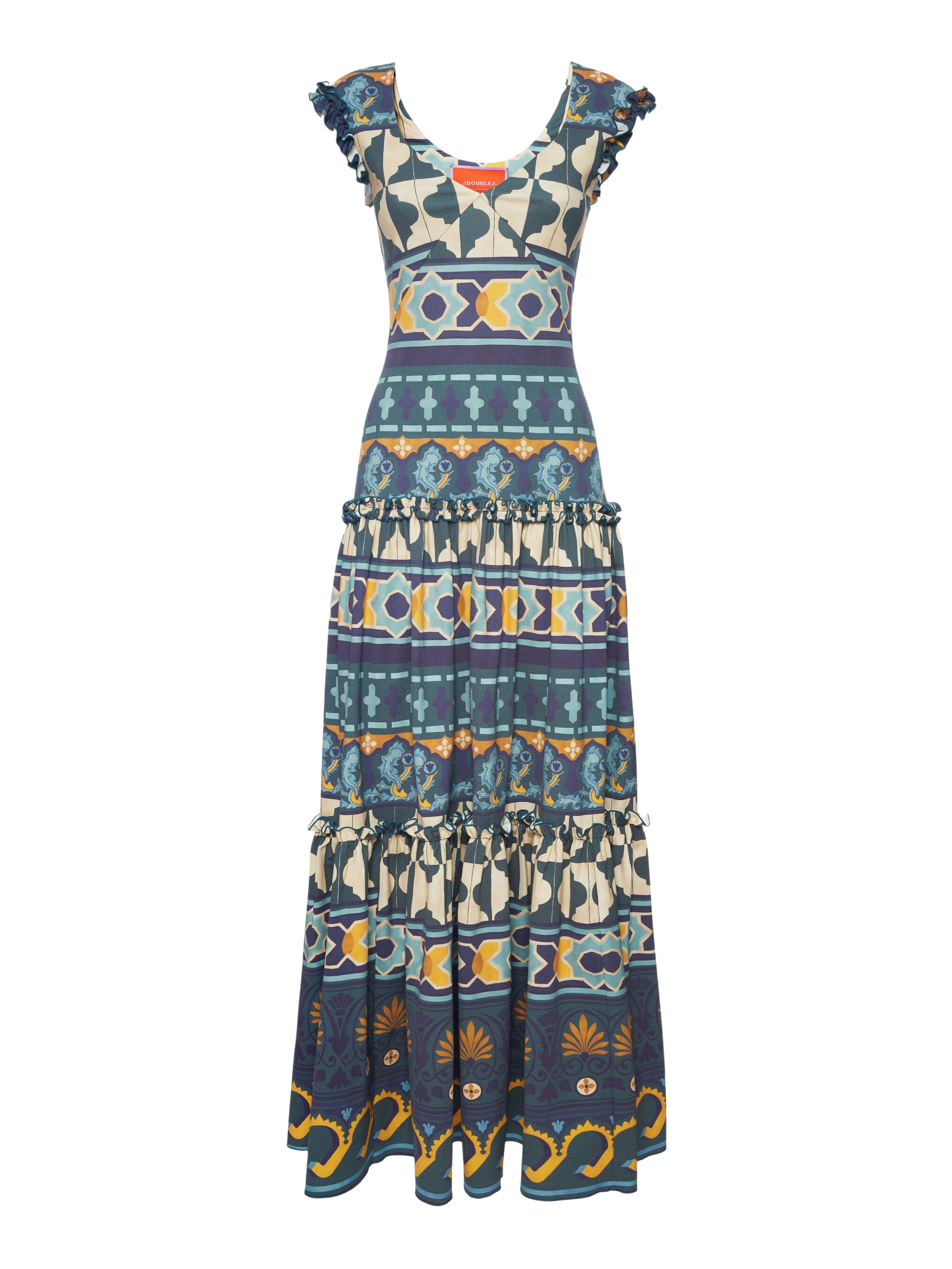 La DoubleJ Pimento Dress Placée Casareale Barre' Emerald at Nordstrom - 2