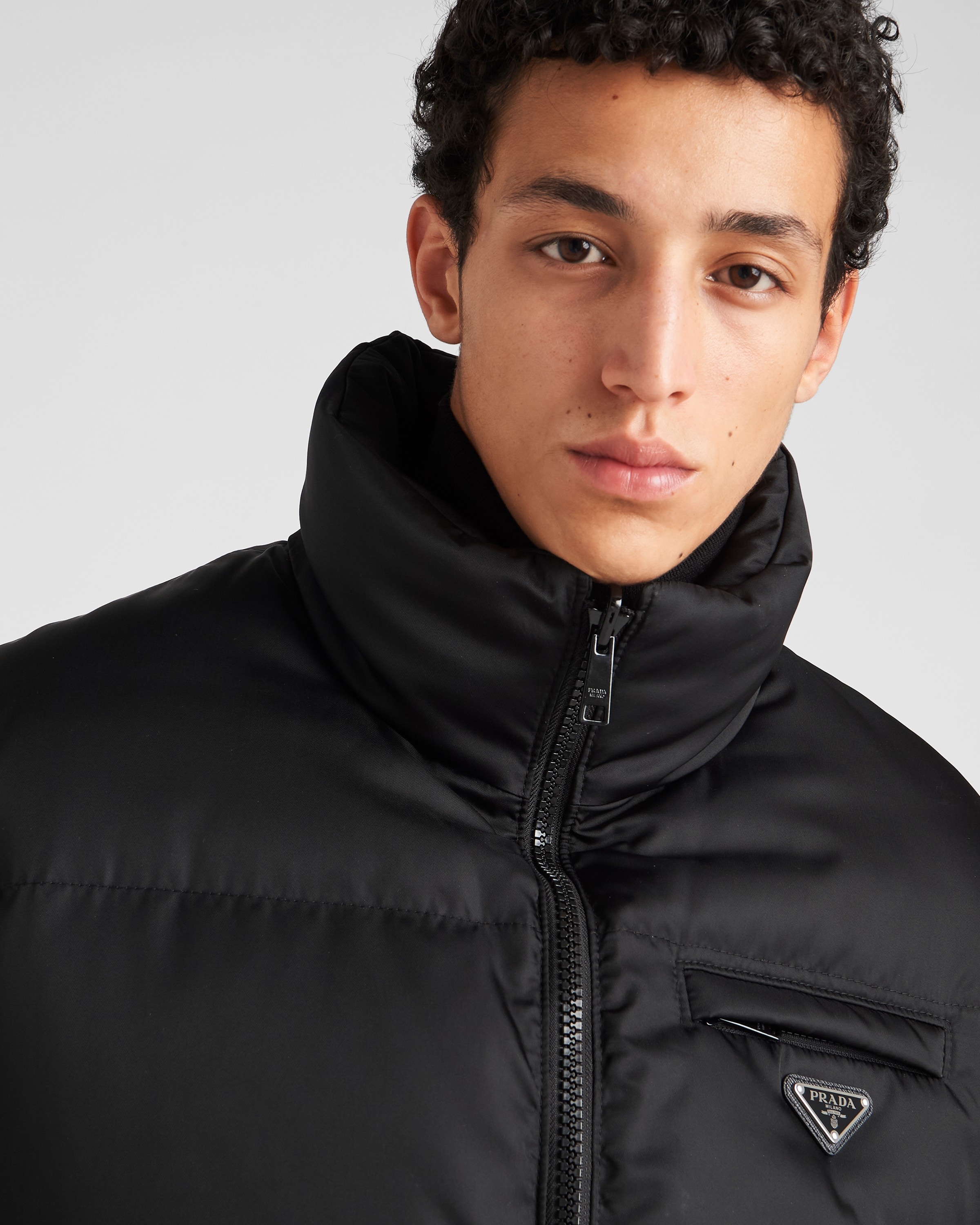 Medium-length Re-Nylon down jacket - 3