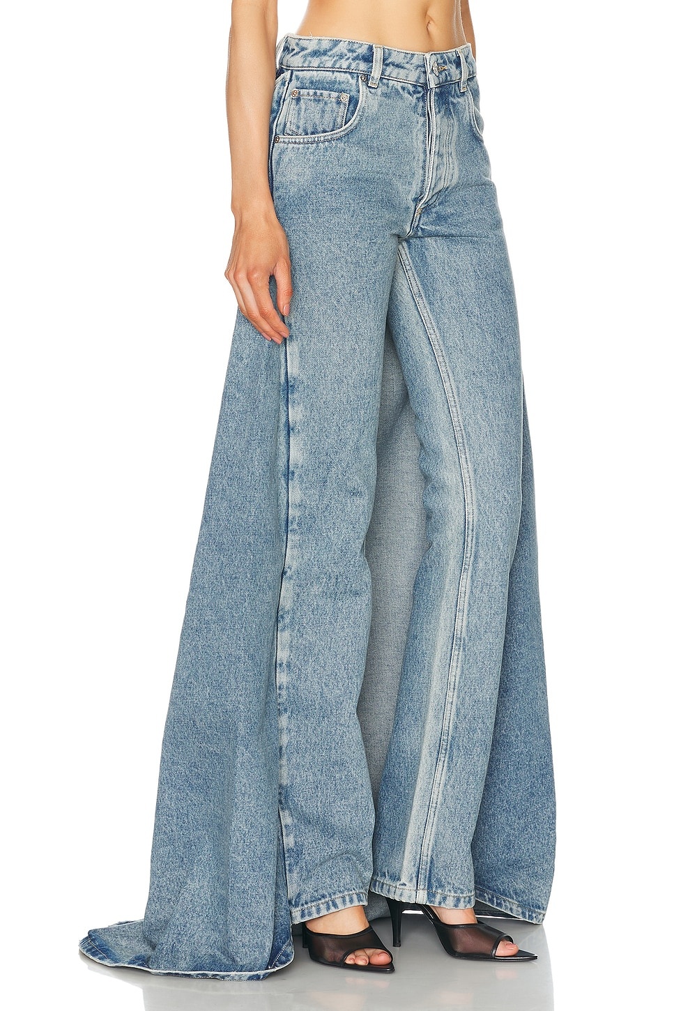 X Shayne Oliver Fishtail Wide Leg - 2