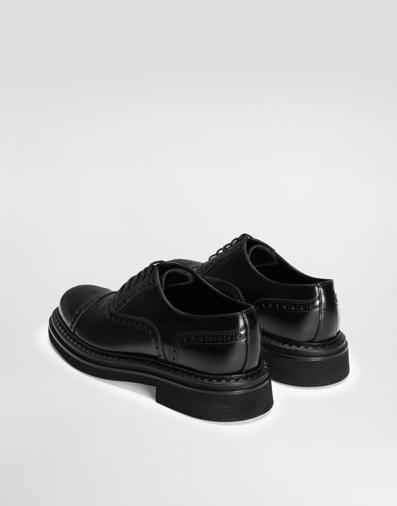 솔질된 calfskin 옥스포드 3