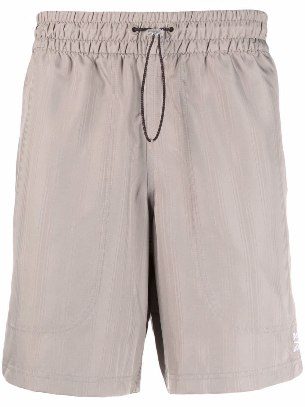 drawstring track shorts - 1