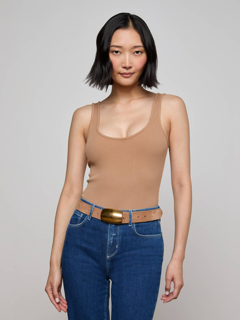 L'AGENCE Nica Scoopneck Bodysuit outlook