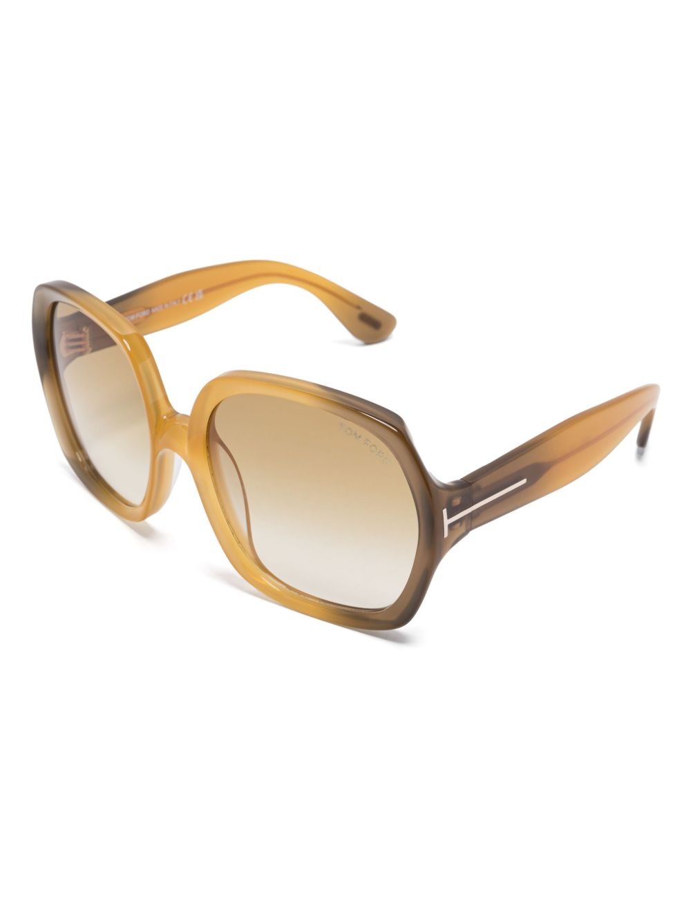 oversize-frame sunglasses - 2