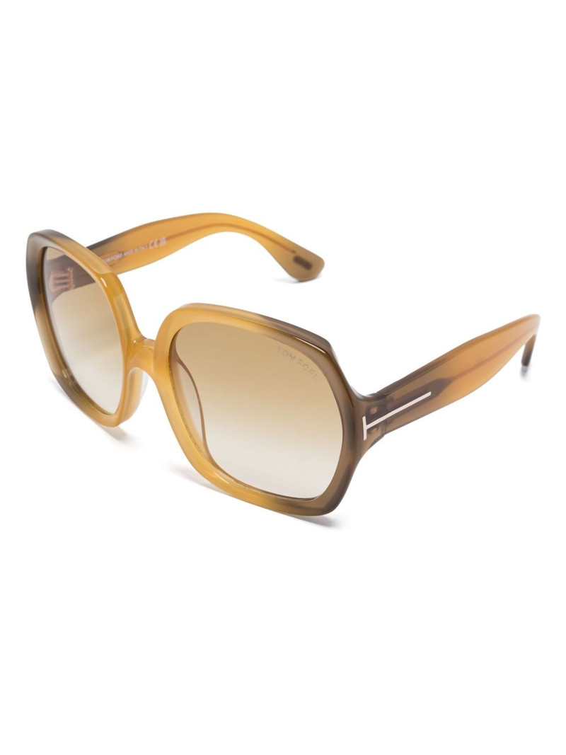 TOM FORD oversize-frame sunglasses outlook