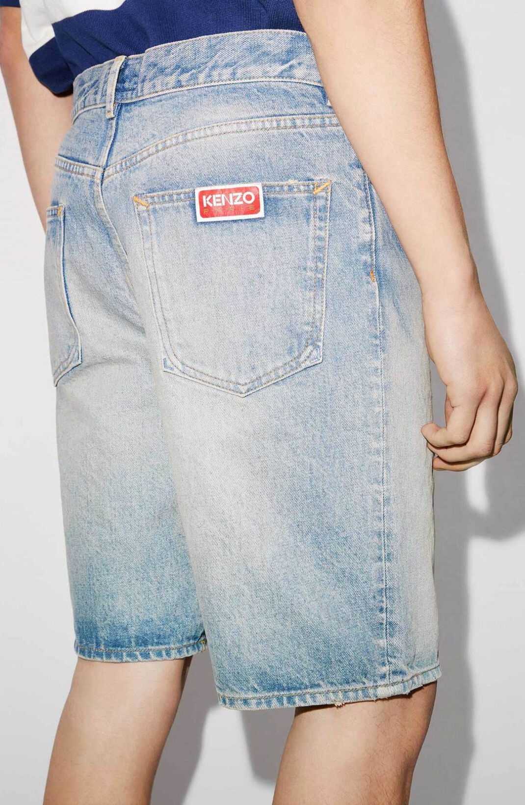 KENZO HIMAWARI denim shorts | REVERSIBLE