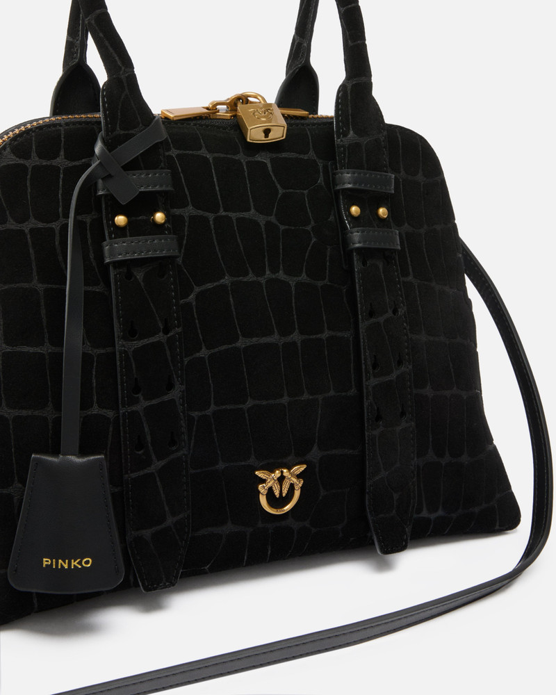 ESCAPE BAG SMALL HANDBAG IN CROCODILE-PRINT LEATHER 3