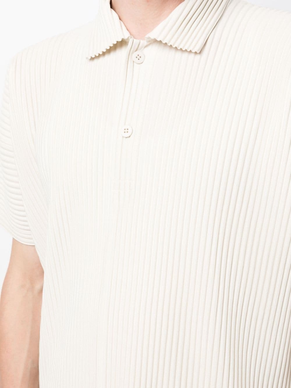 MC June plissé polo shirt - 5