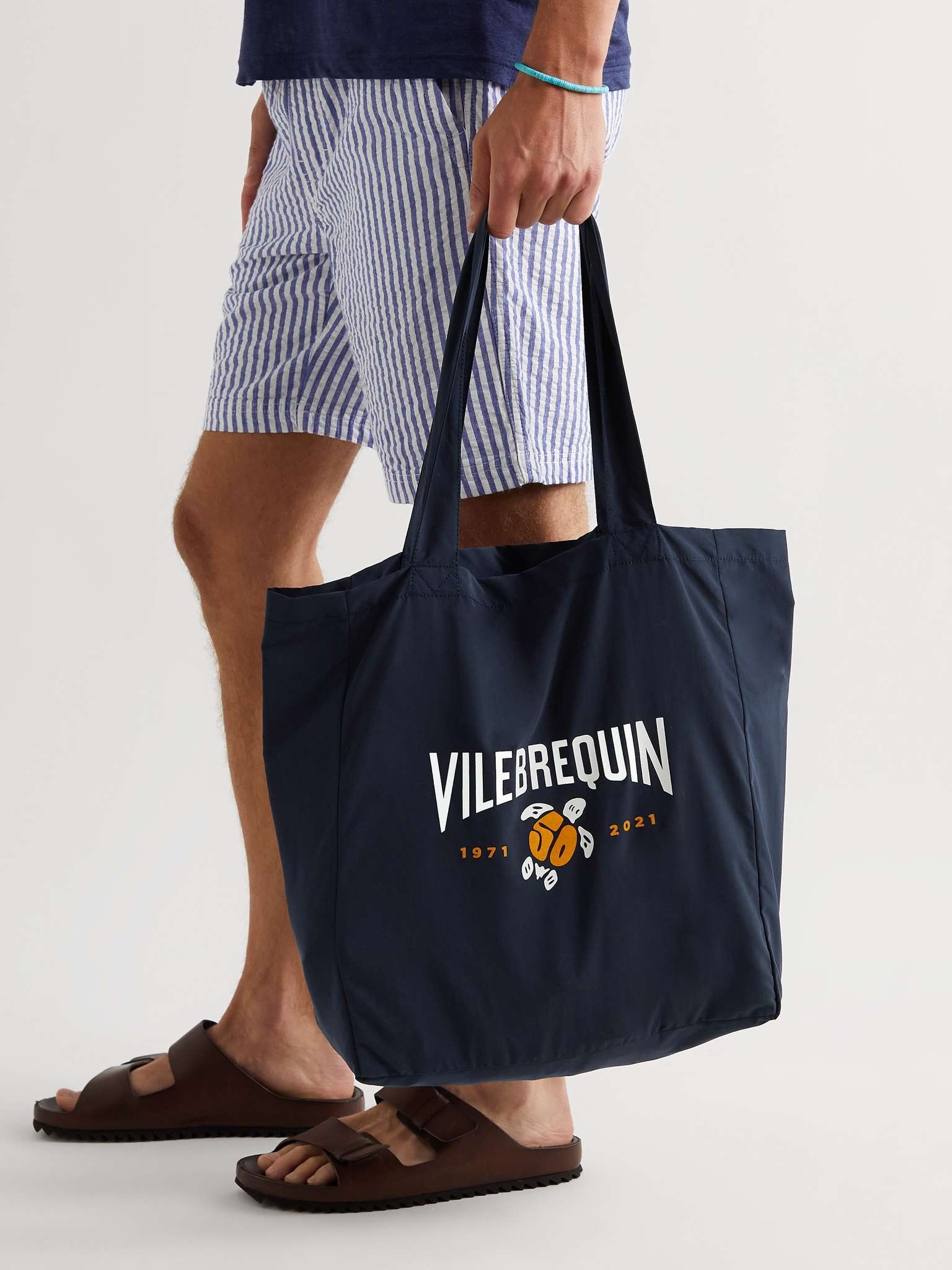 Logo-Print Canvas Tote Bag - 2