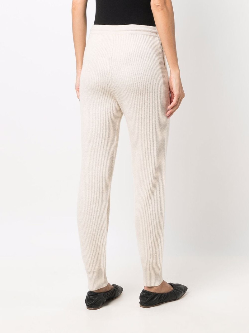 ribbed knit track pants 4
