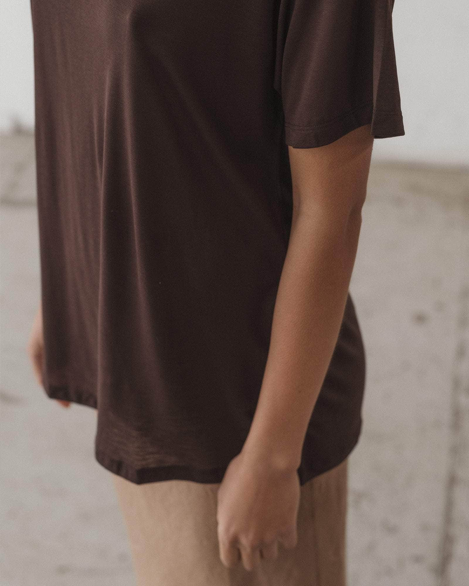 Loose Tee Shirt - Bamboo Lyocell - 5