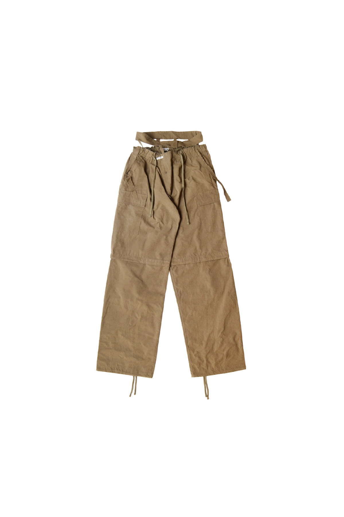 Ottolinger Baggy Cargo Pants Khaki - 1