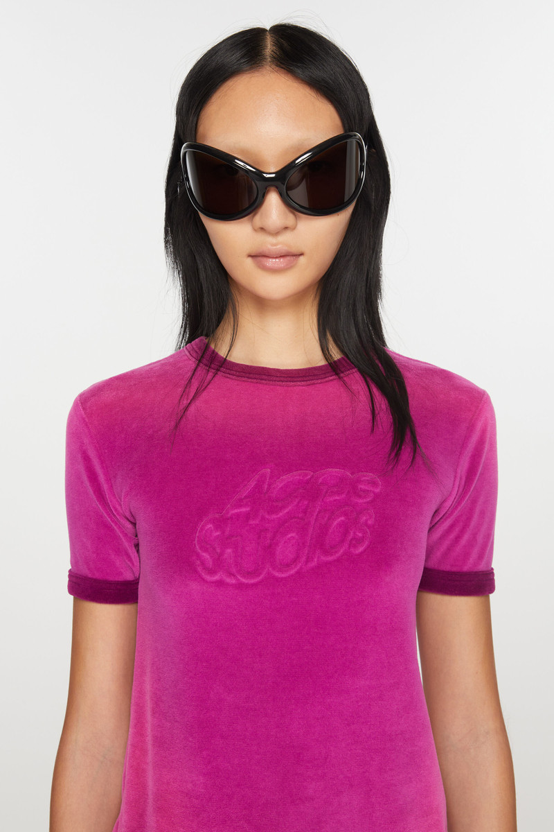 T-shirt logo - fitted fit - Magenta pink 4