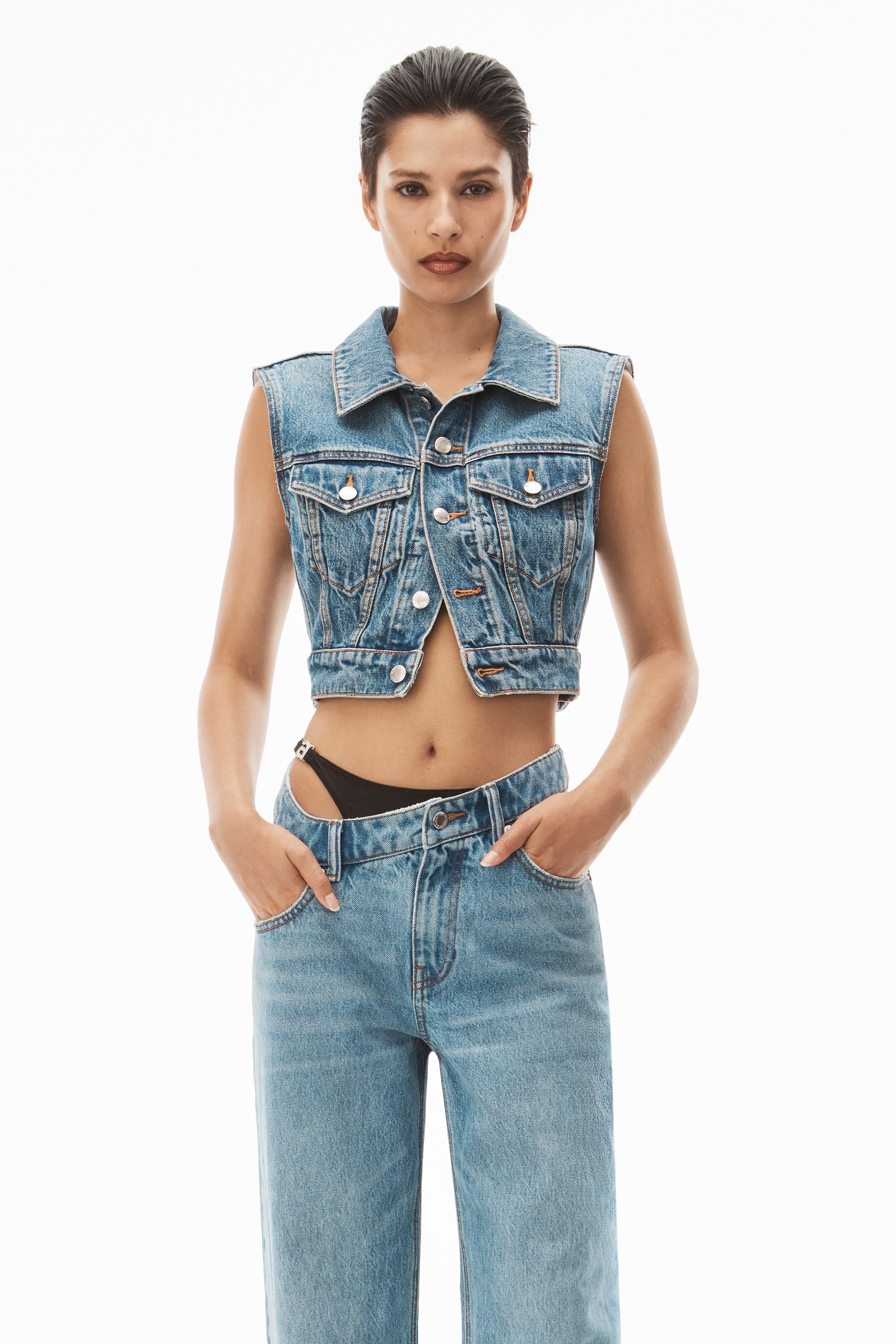 【送料&関税込】Alexander Wang Visible Underwear Jeans Alexander Wang Visible Underwear Jeans | italist | REVERSIBLE