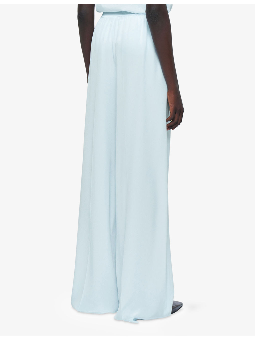 Hulin Wide-Leg Mid-Rise Silk-Crepe Trousers - 3