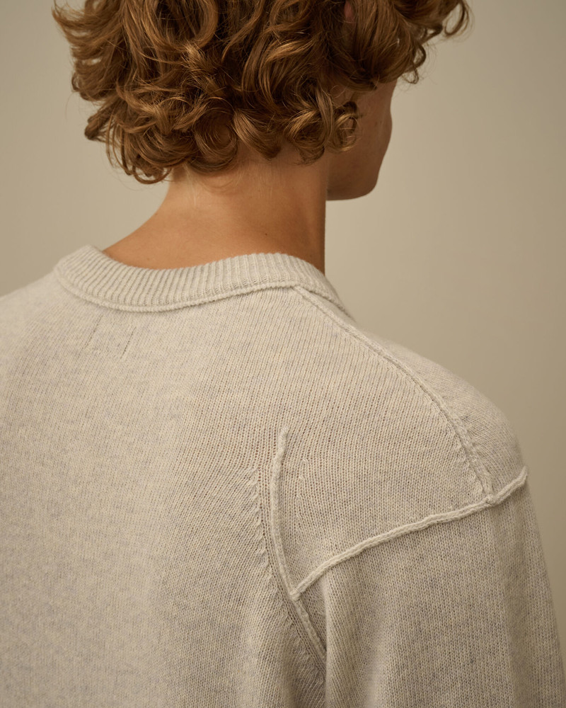 Lambswool GRS Crewneck Lens Sweater 6