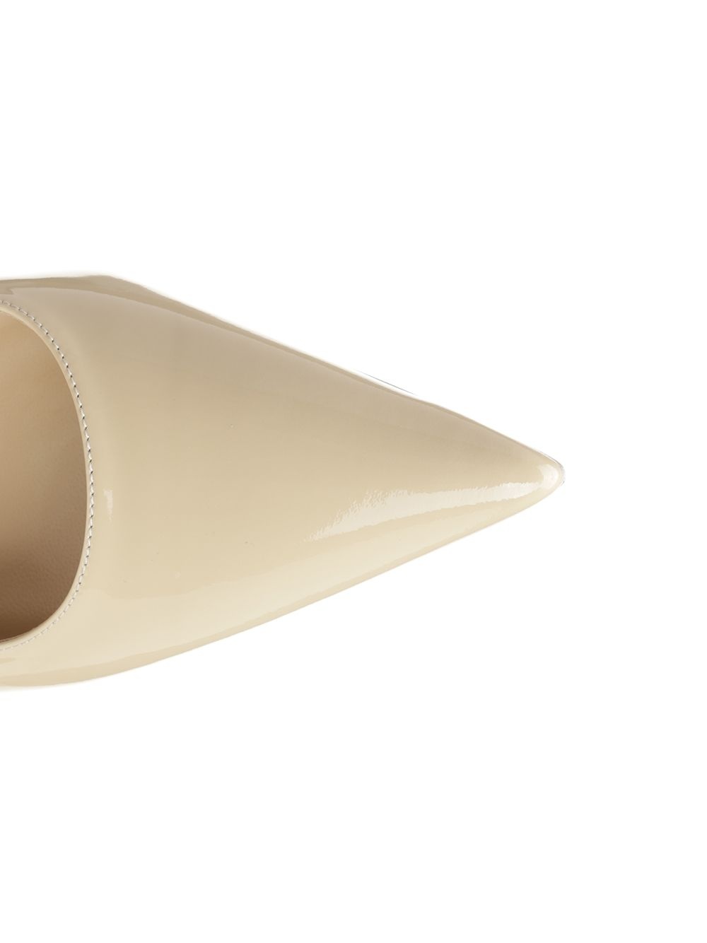 Lidia Slingback Patent Pumps Beige - 4