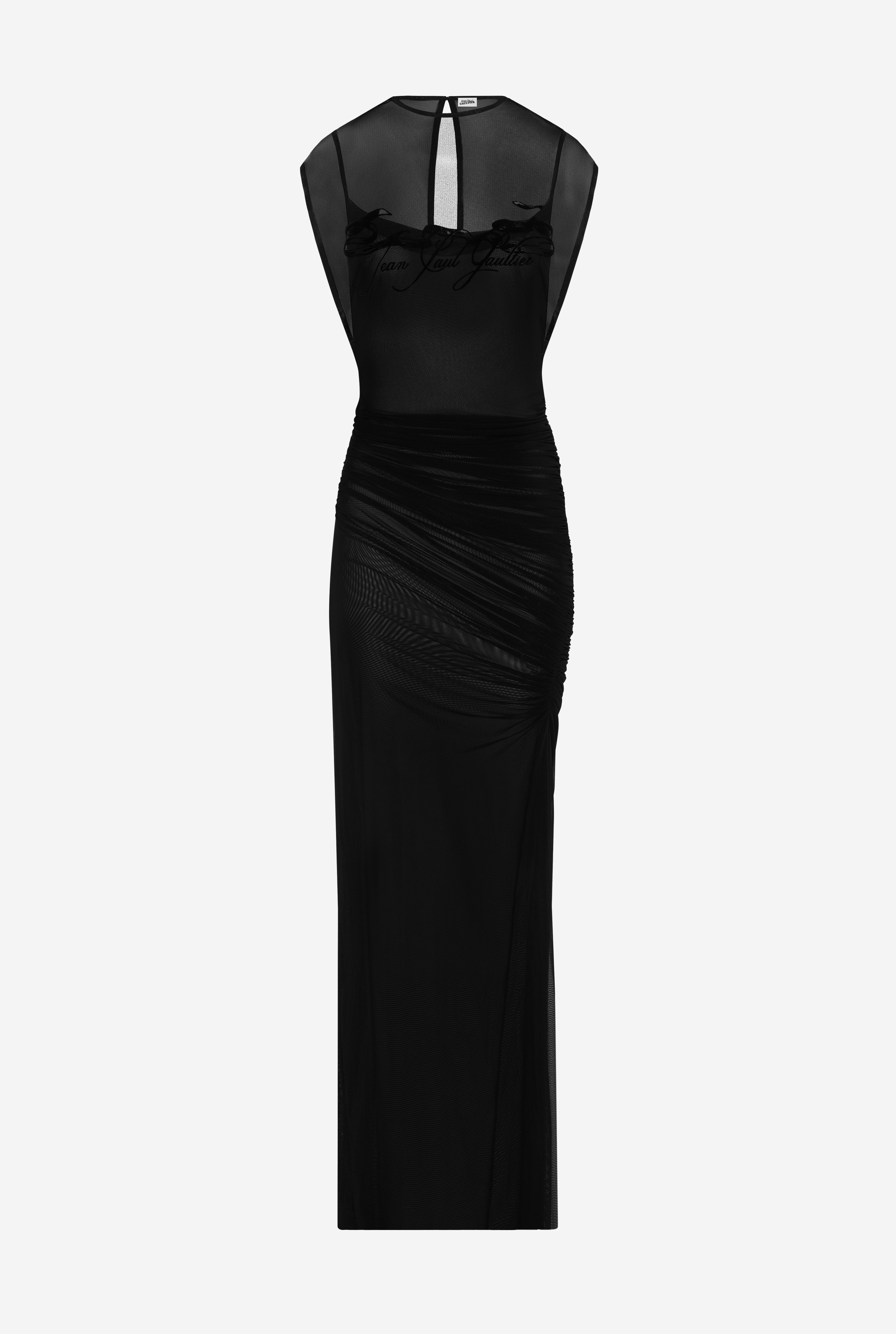THE FLOCKED “TATTOO RUBAN” DRESS - 5