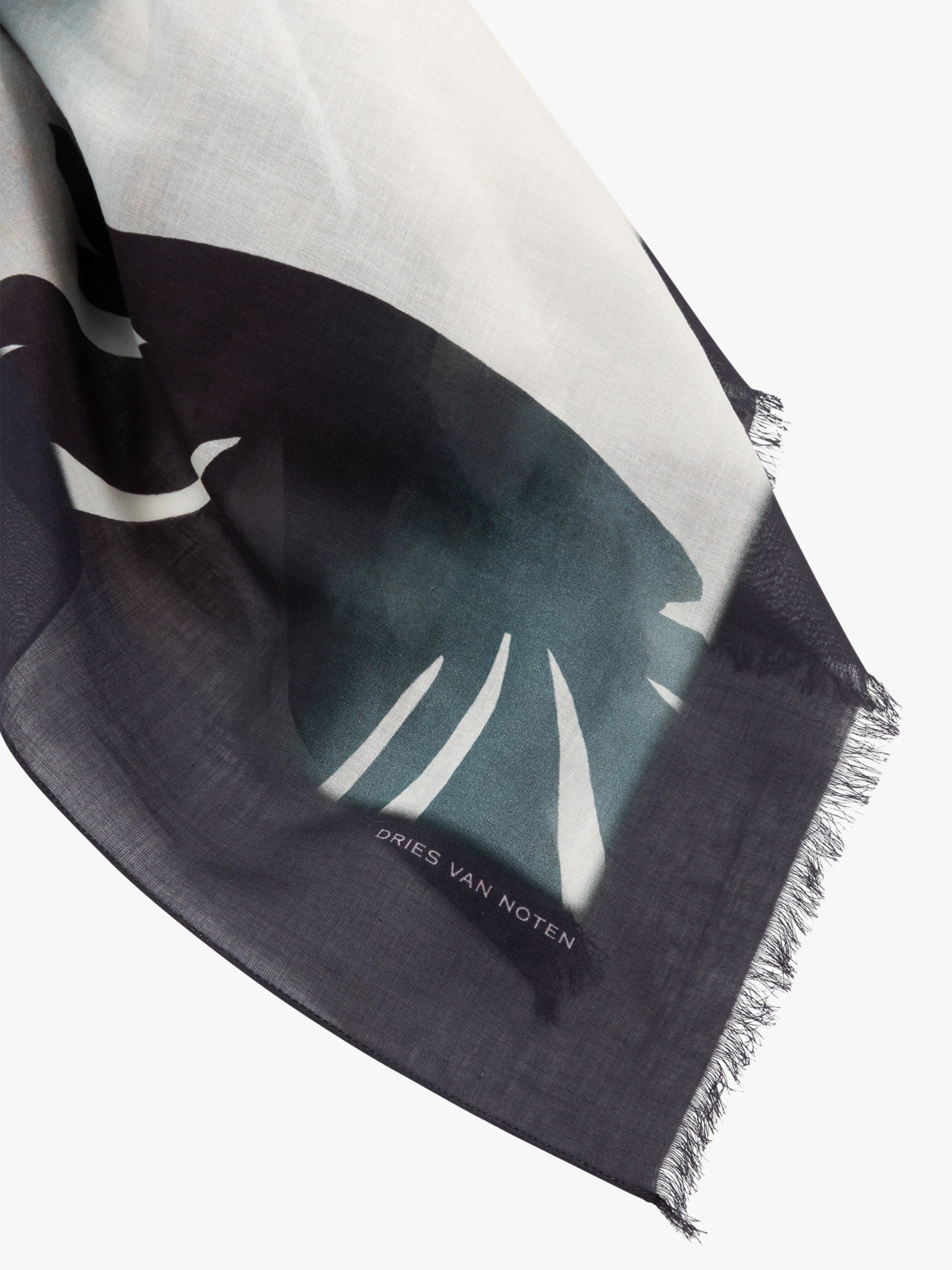 PRINTED COTTON SCARF - 3
