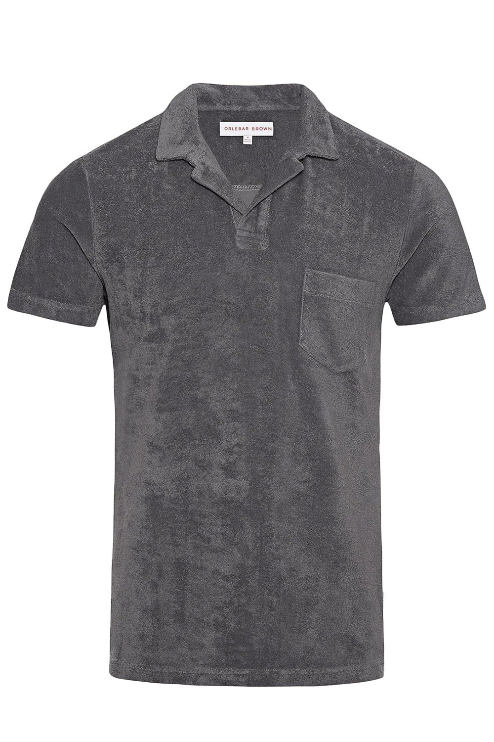Terry Toweling Polo - Granite - 1