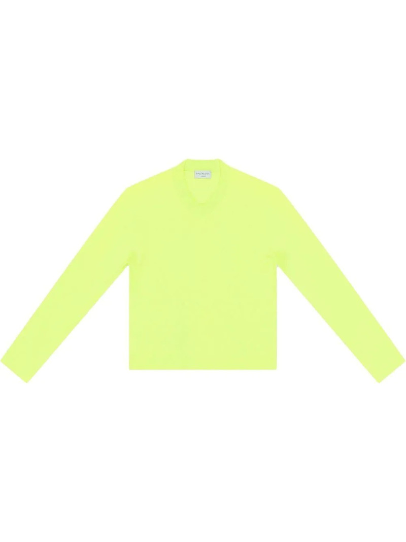 crewneck long-sleeve top - 1