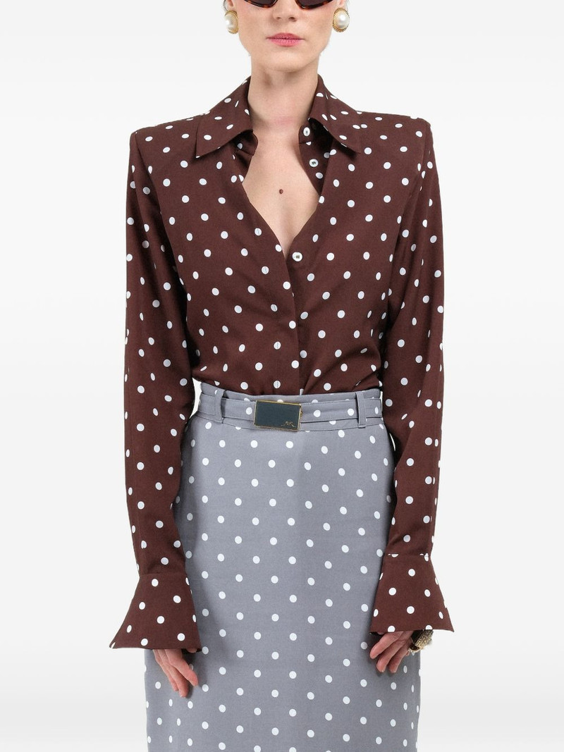 polka-dot signature shirt 1