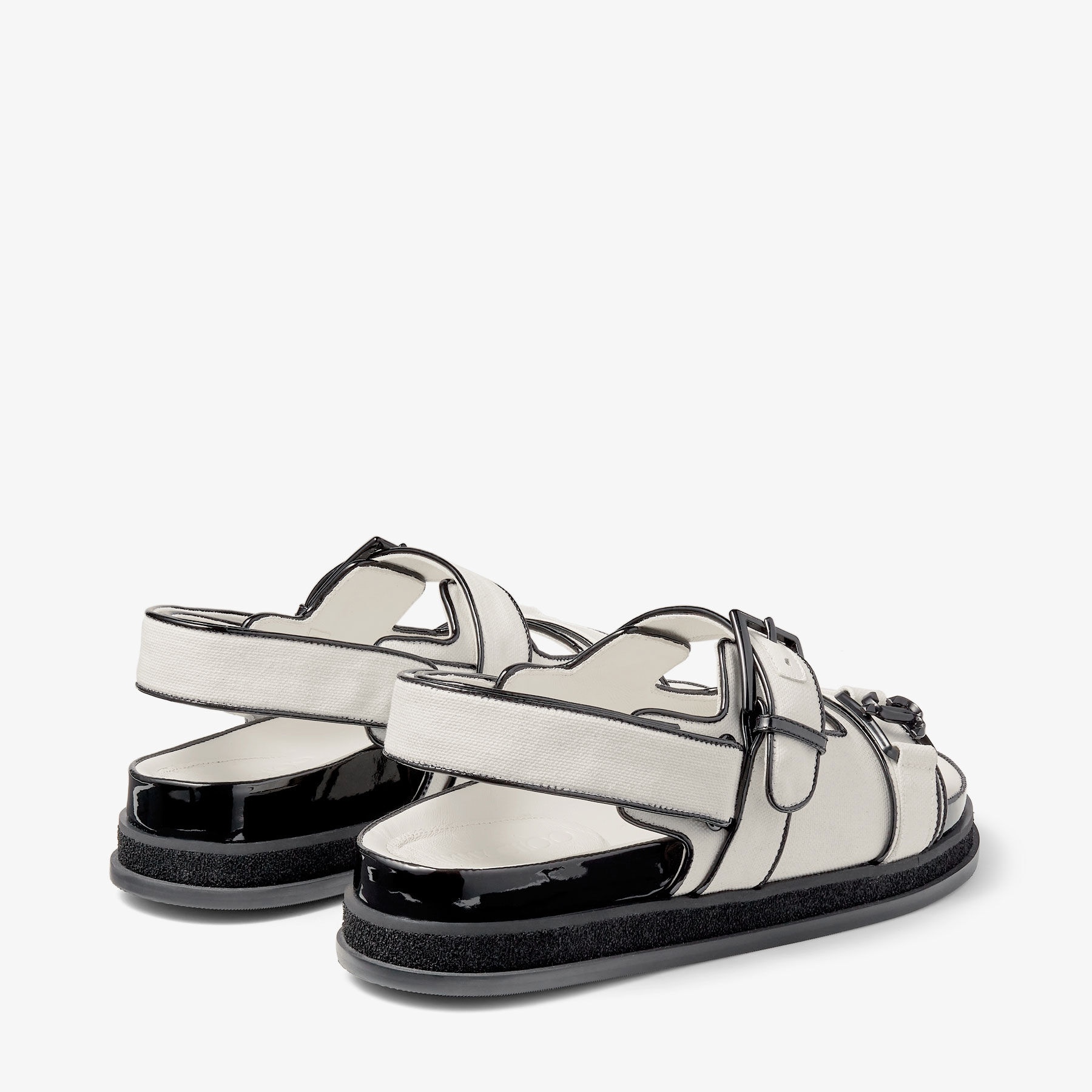 Elyn Flat
Latte Linen Flat Sandals - 5