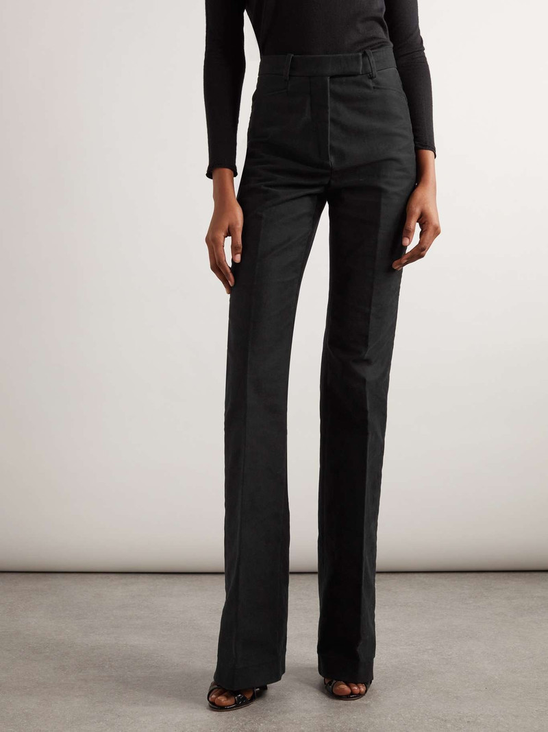 Cotton-moleskin straight-leg pants 3