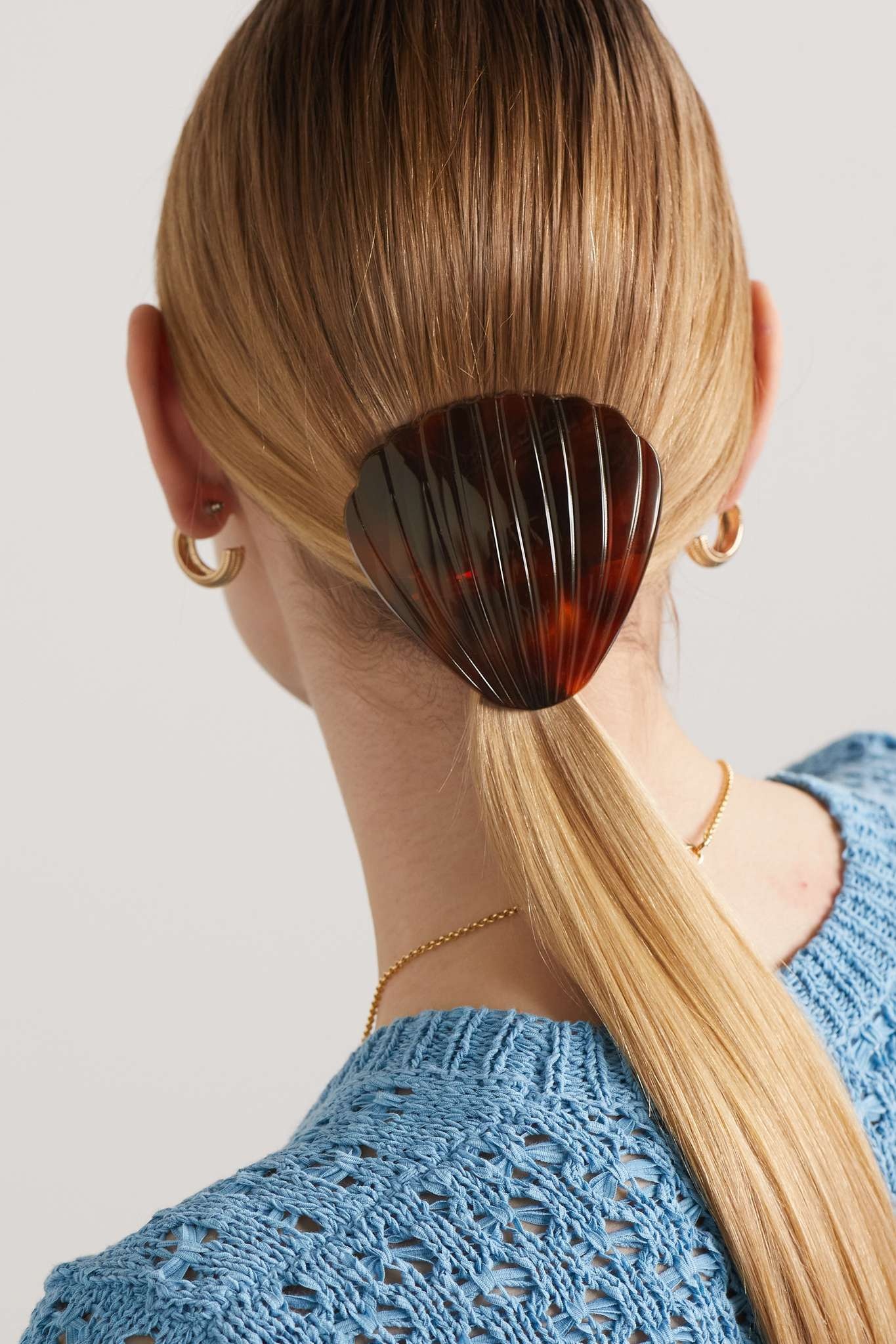 Tortoiseshell acetate hair clip - 2