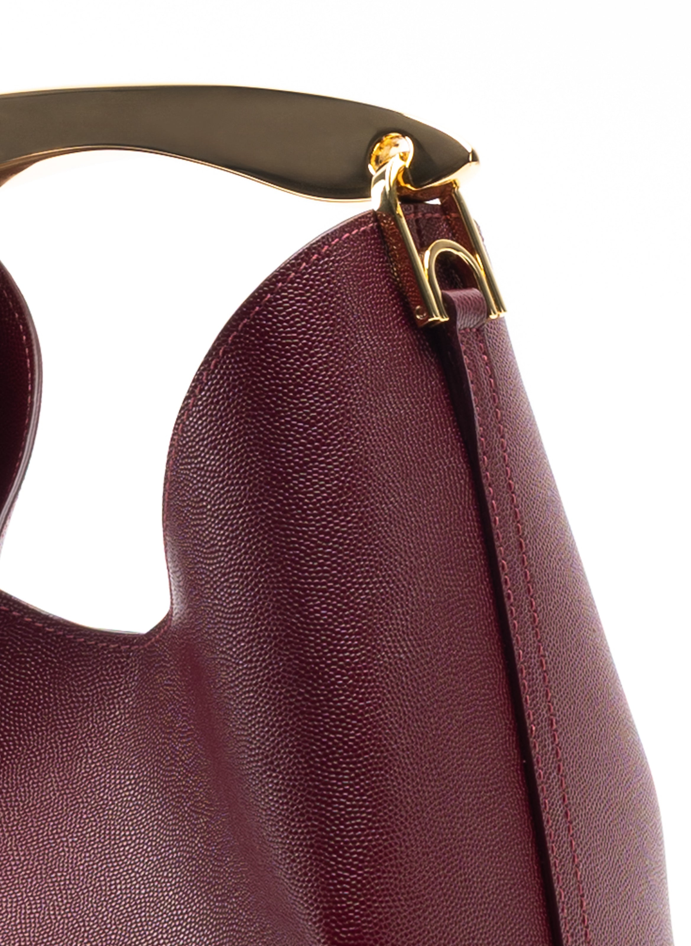 Boomerang Caviar Leather Burgundy - 5