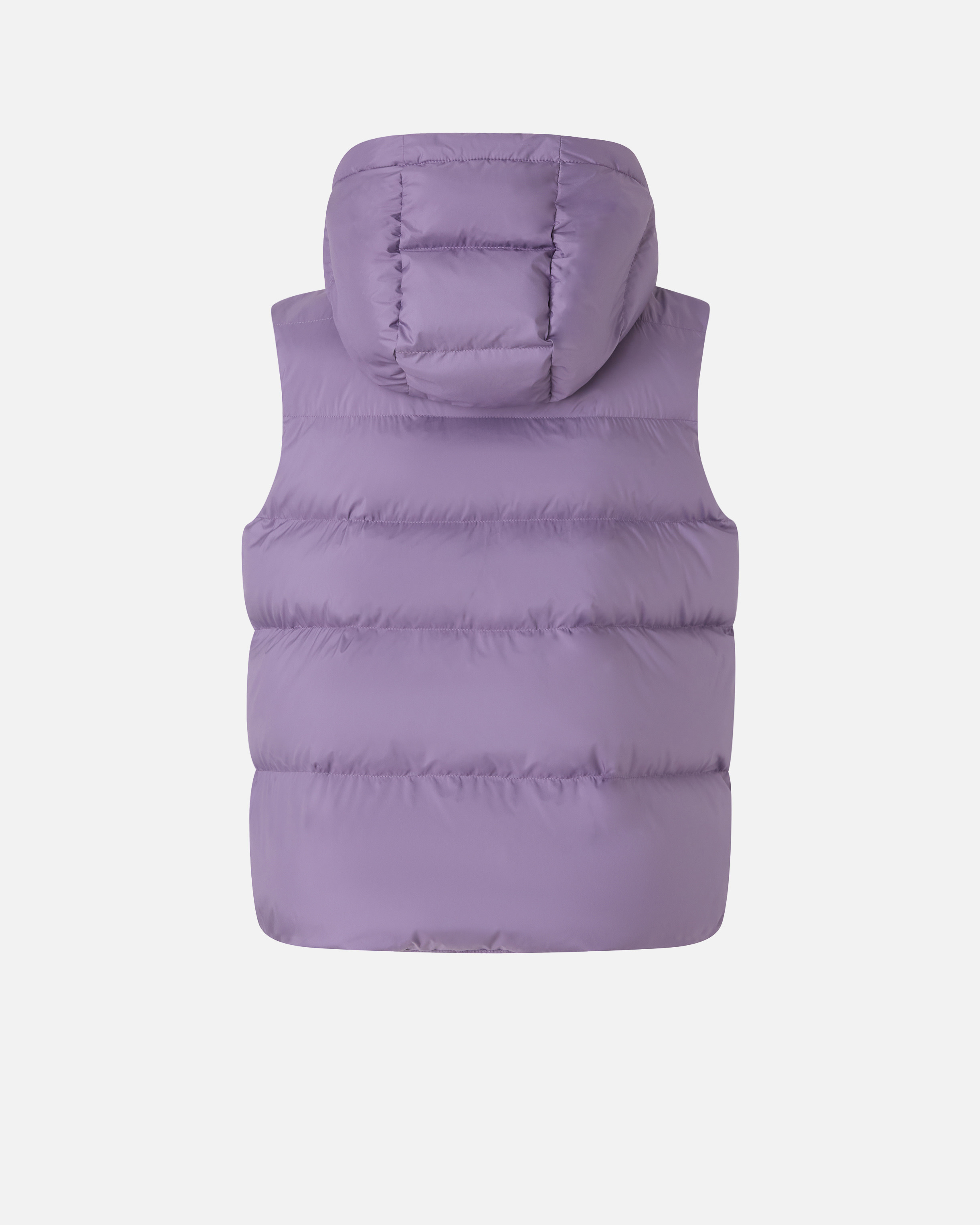 PADDED PUFFER GILET WITH HOOD - 2