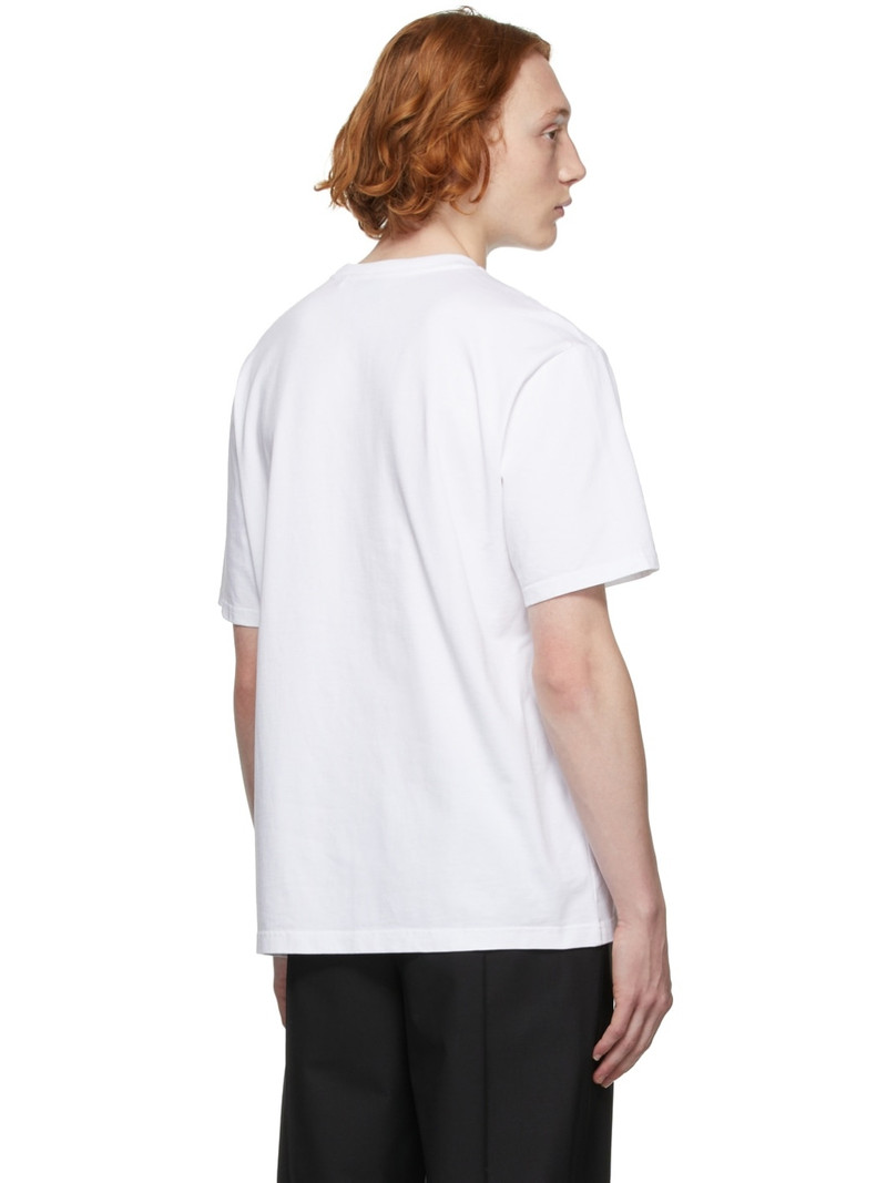 로고 인쇄 면 T-Shirt 3