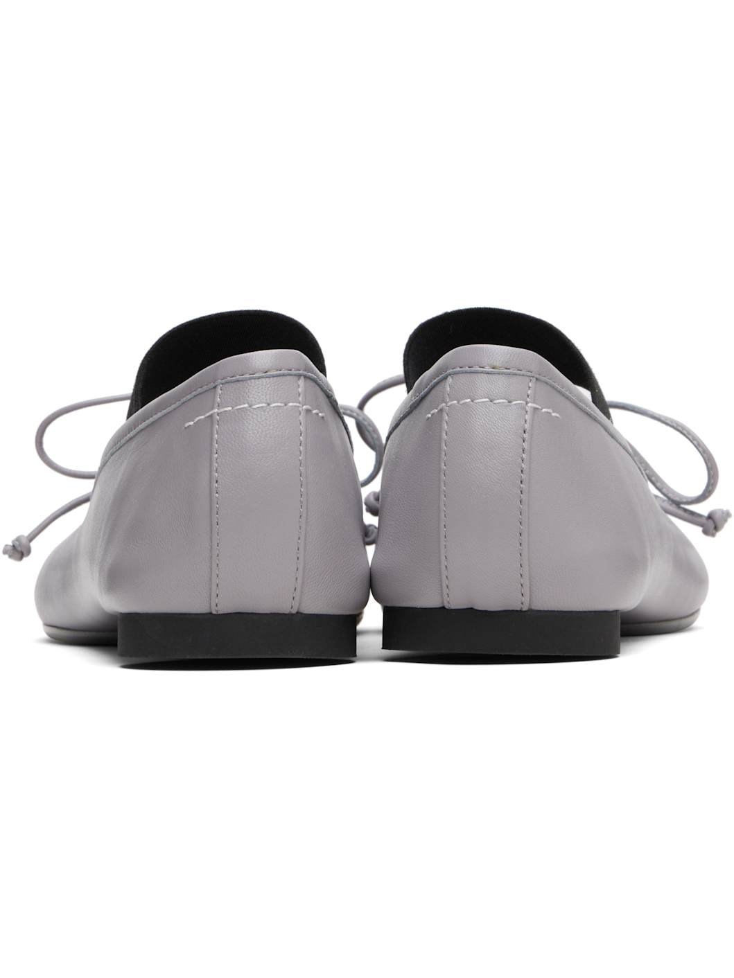 Gray Anatomic Numeric Ballerina Flats - 2