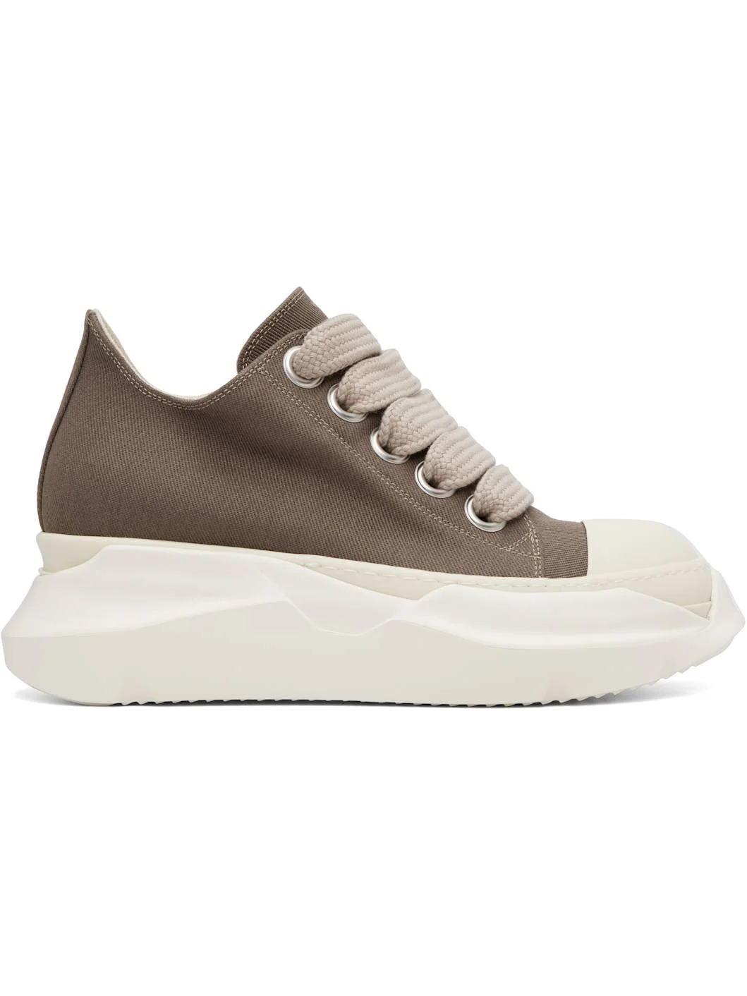 Taupe Tower Jumbolace Abstract Low Sneaks Sneakers - 1