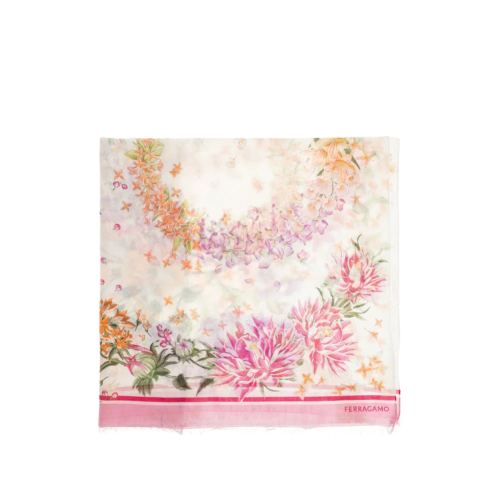 Ferragamo Pink Scarves Women - 1