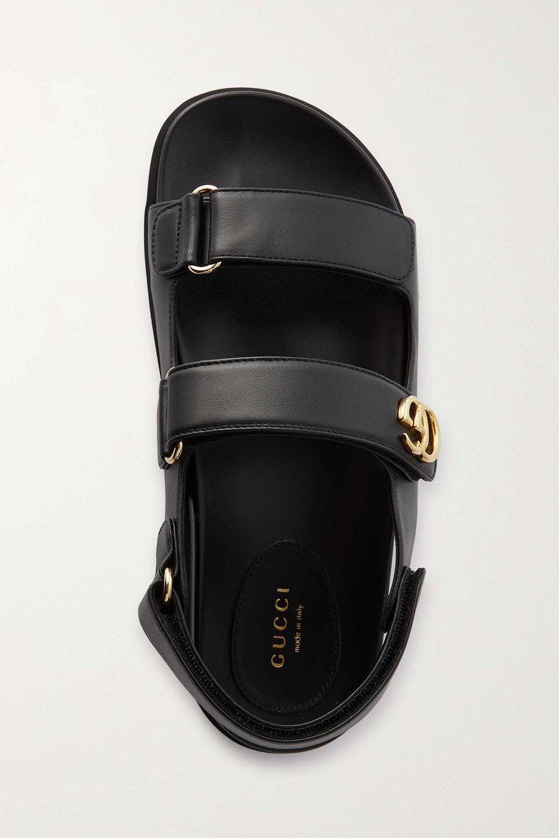 Moritz logo-embellished leather slingback sandals 5