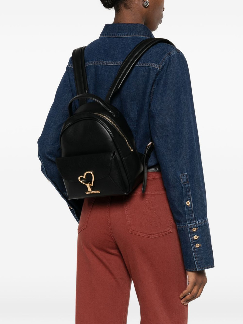 Moschino heart-detail backpack outlook