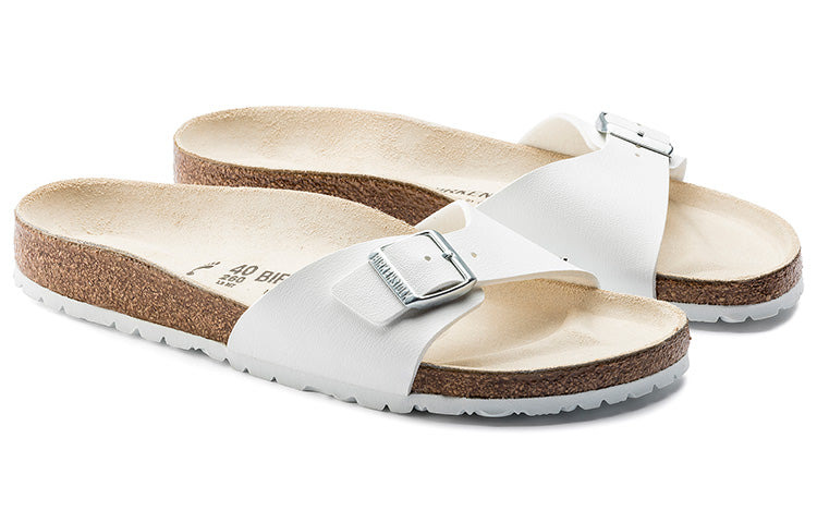 Birkenstock Madrid Birko-Flor Narrow Fit Sandals 'White' 40733 - 4